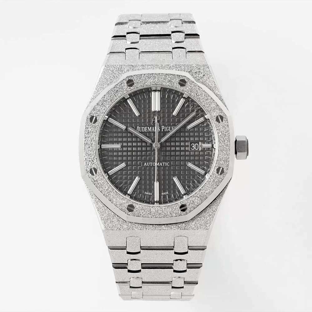 오데마피게 로얄오크 프로스트 그레이 다이얼 SS 브레이슬릿 41mm V3 15410