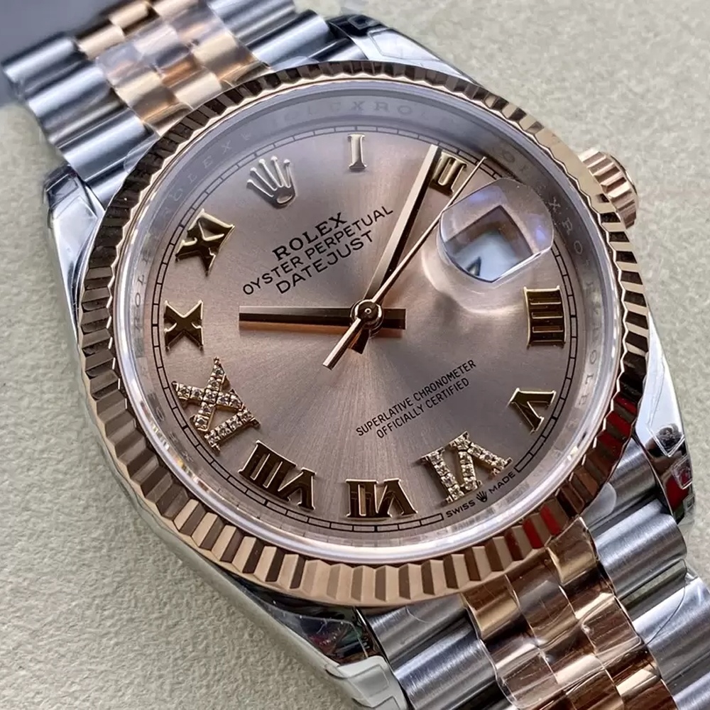 롤렉스 데이저스트 로즈골드 로만 다이얼 콤비 쥬빌레 36mm 126231
