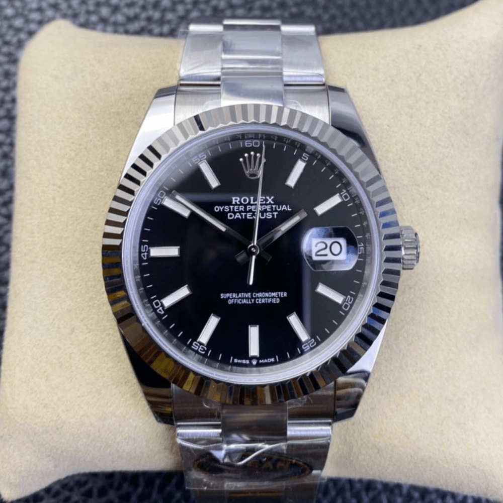 롤렉스 데이저스트 검판 다이얼 바인덱스 SS 오이스터 41mm 126334