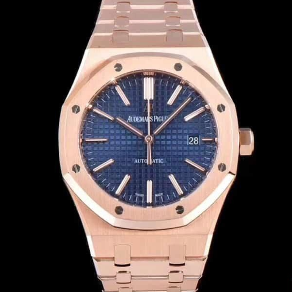 오데마피게 로얄오크 블루 다이얼 로즈골드 금통 V5 41mm 15400OR