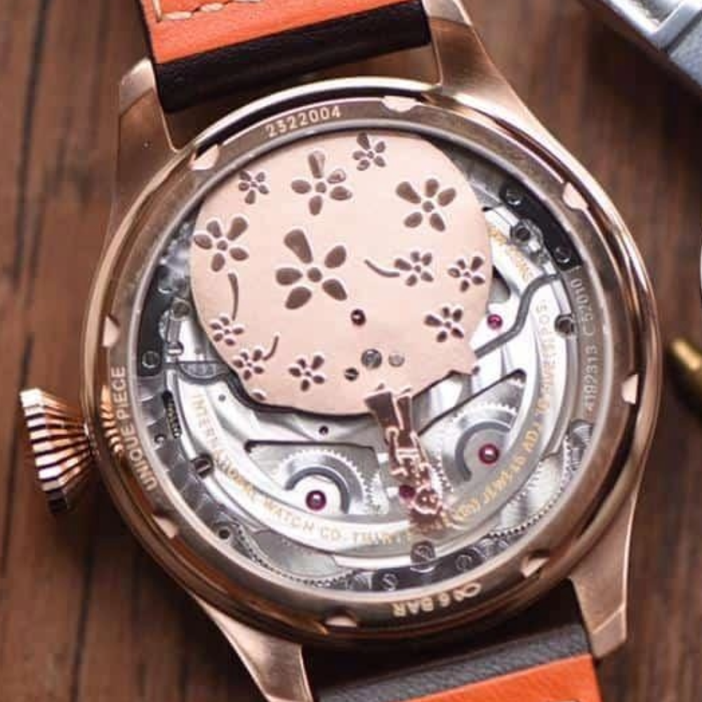 IWC 빅 파일럿 애뉴얼 캘린더 어린왕자 에디션 블루 다이얼 레더 스트랩 46mm IW502701