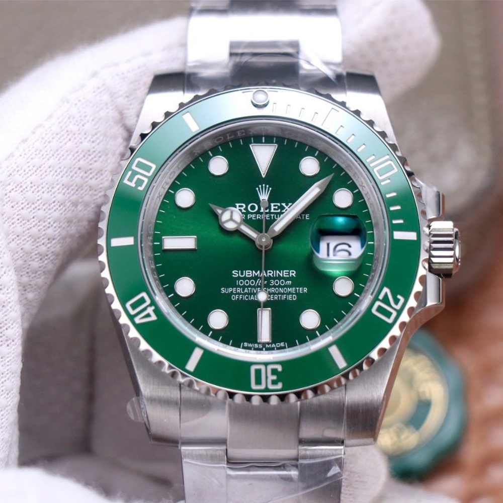 롤렉스 서브마리너 녹판 헐크 40mm 116610LV