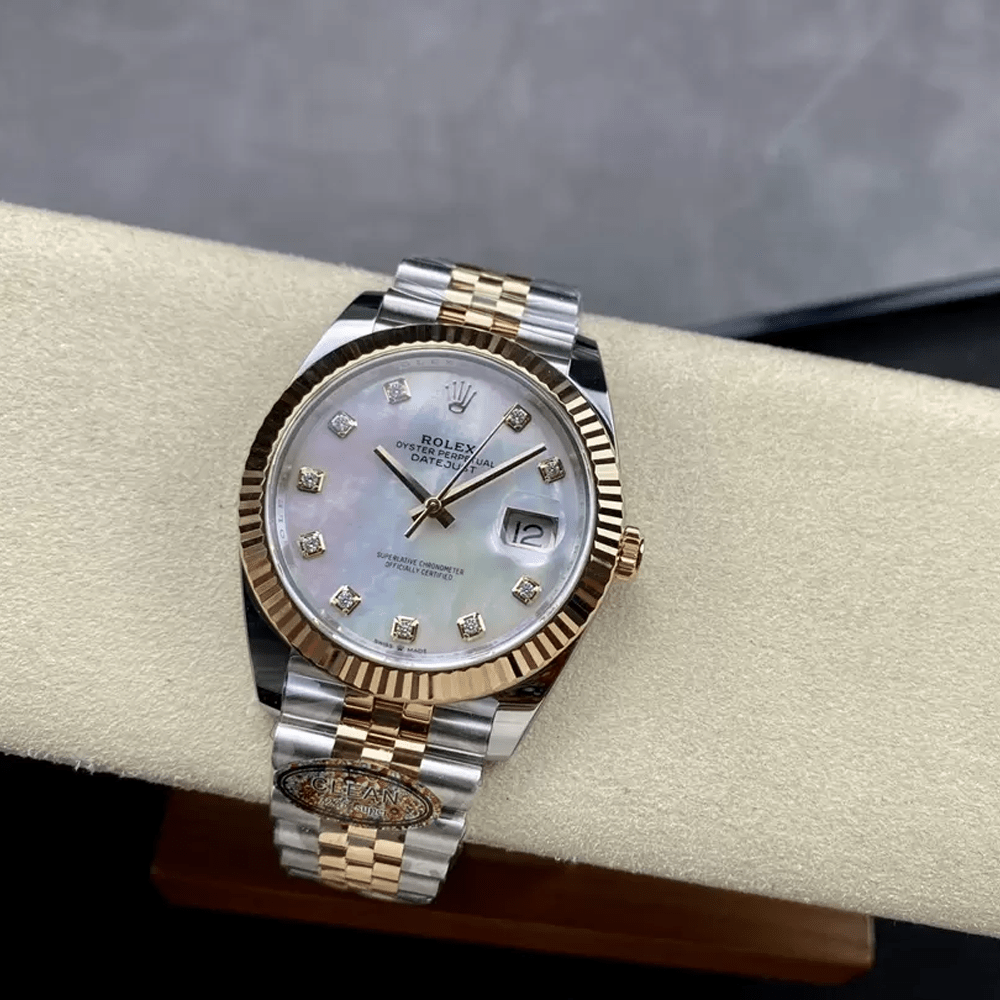 롤렉스 데이저스트 MOP 다이얼 10P 다이아 YG 콤비 41mm 126333