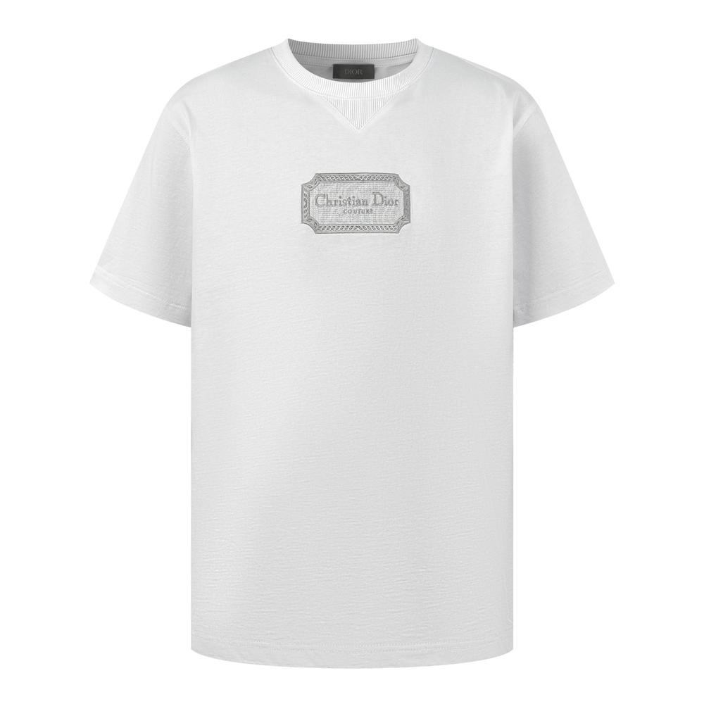 디올 24SS 자수로고 반팔 티셔츠 화이트