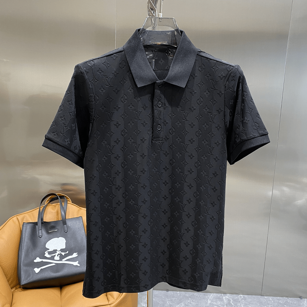 루이비통 24SS 모노그램 자카드 폴포 반팔 티셔츠