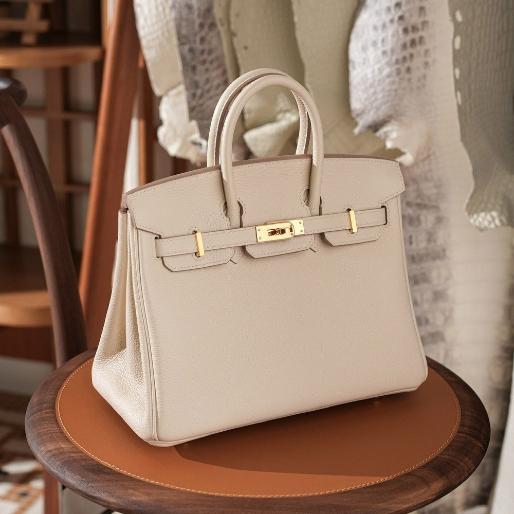 에르메스 올수공 버킨 25 토고 골드 버클