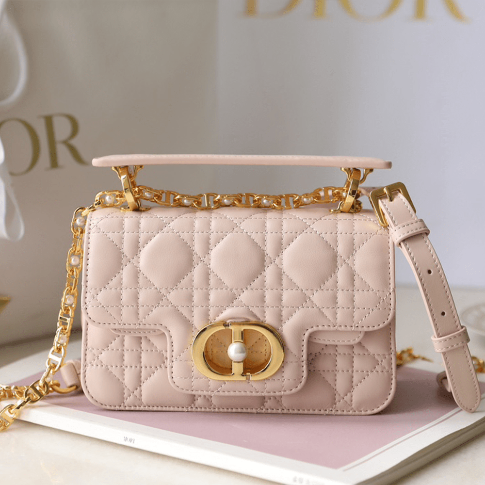 디올 졸리 탑 핸들 백 토트백 미니 핑크
