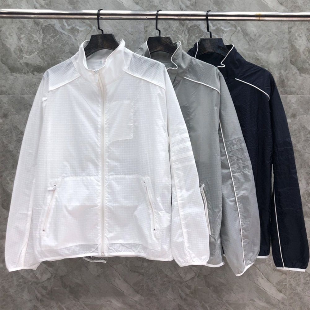 톰브라운 24SS 라펠 윈드 자켓