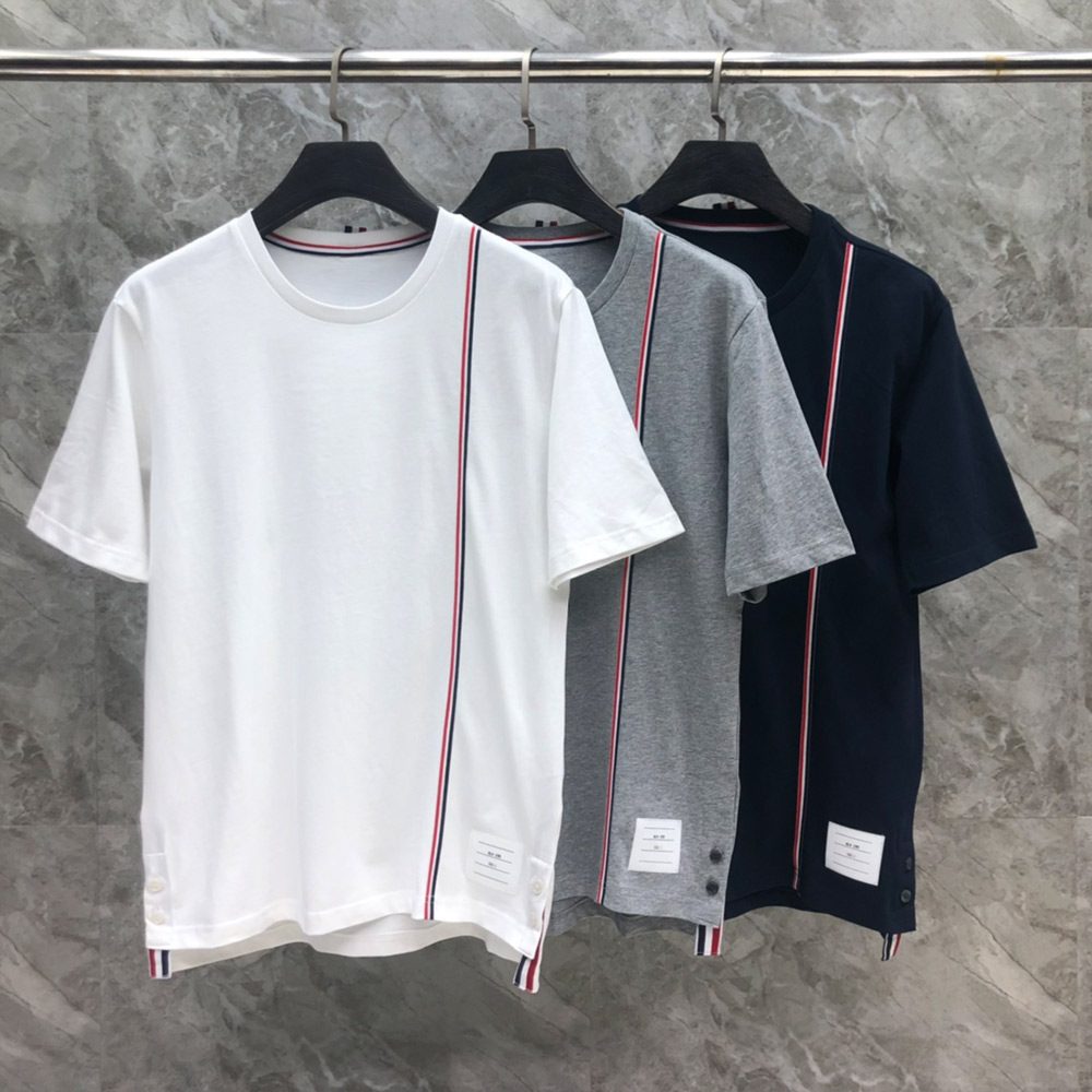 톰브라운 24SS 웨빙 플레인 라펠 반팔