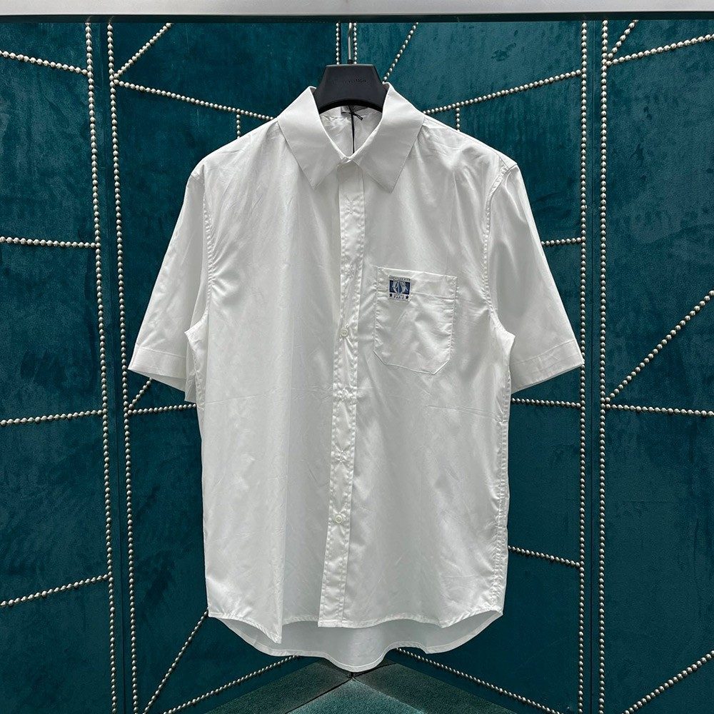 디올 24SS 포켓 패치로고 반팔 셔츠