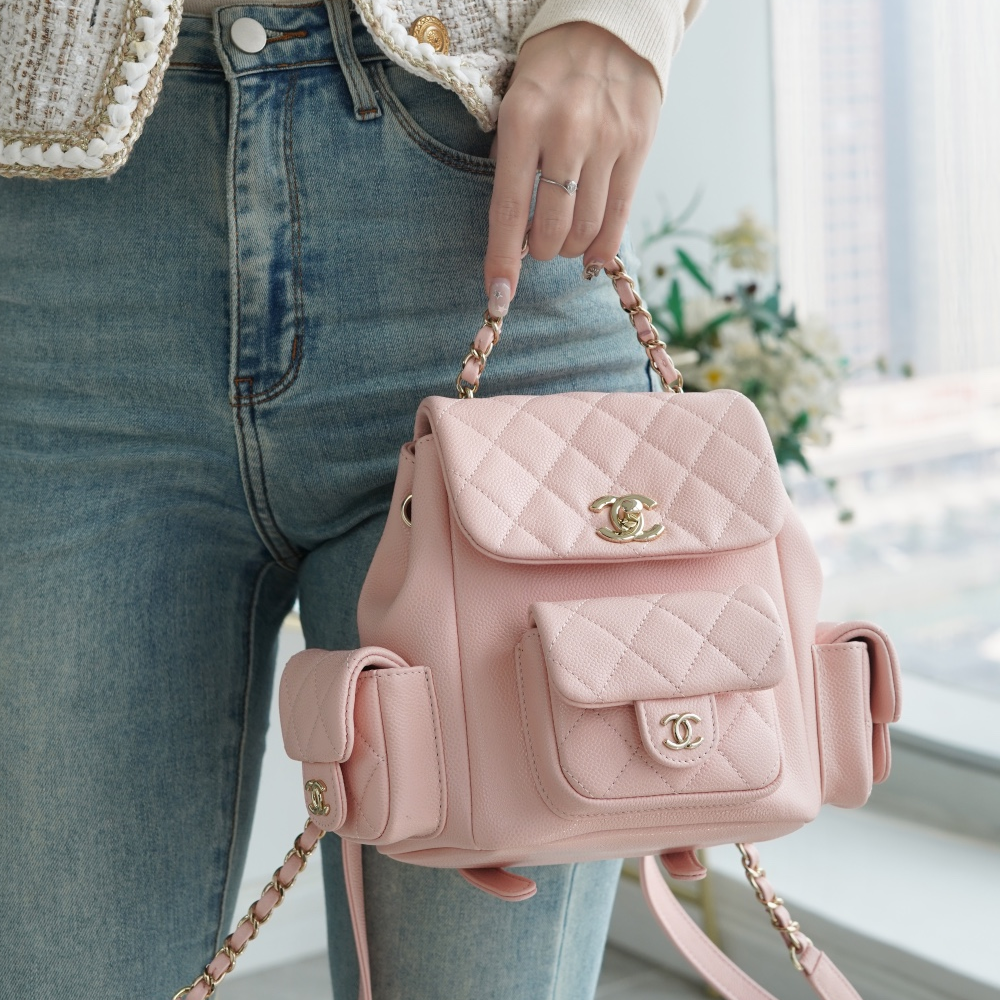 팬더샵 샤넬 23K 뉴 듀마백 스몰 핑크
