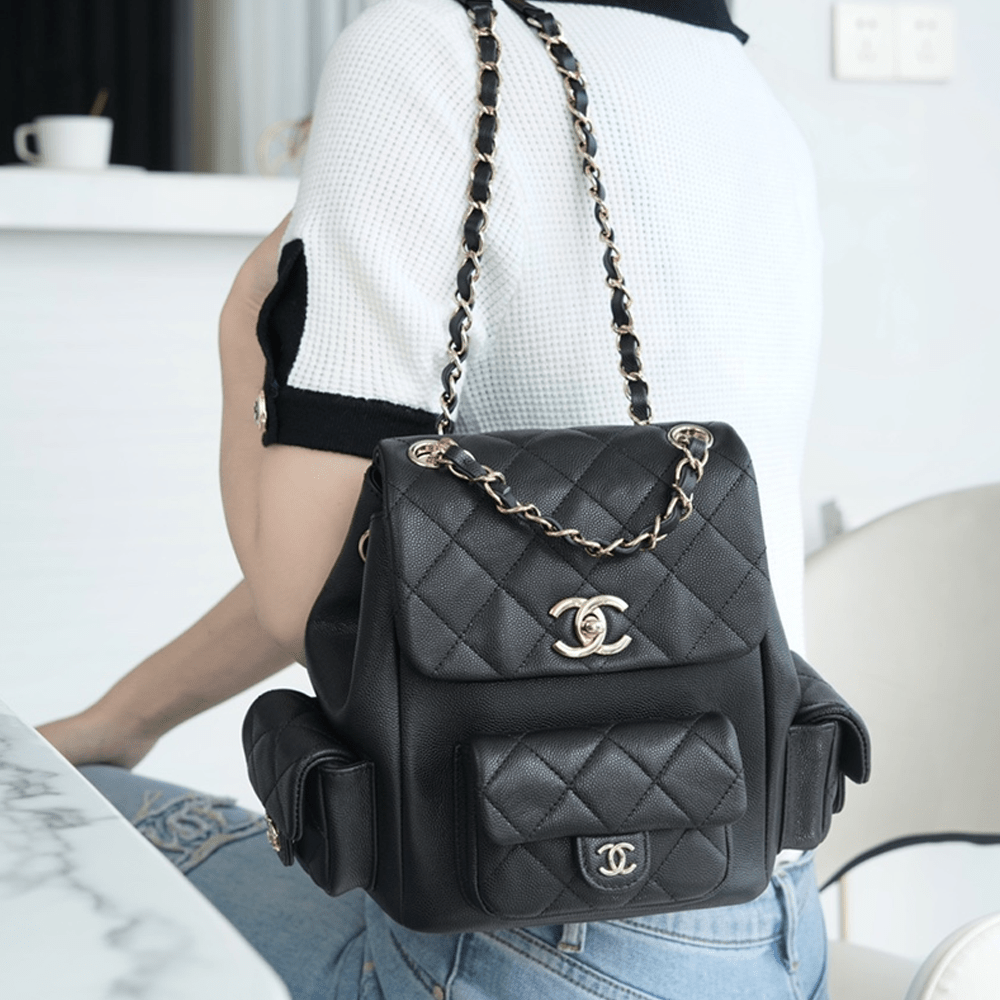 팬더샵 샤넬 23K 뉴 듀마백 라지 블랙