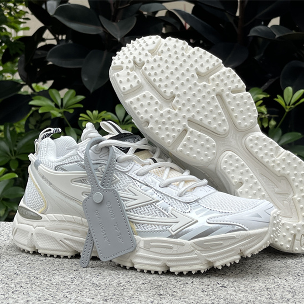 오프화이트 X 에어조던1 트리플 라이트 그레이