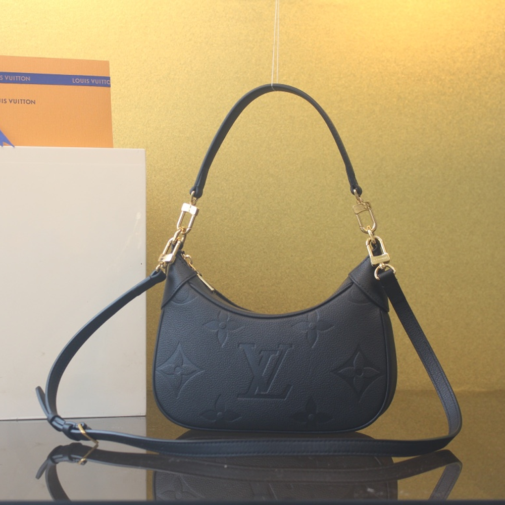 루이비통 바가텔 호보백 블랙 M46002