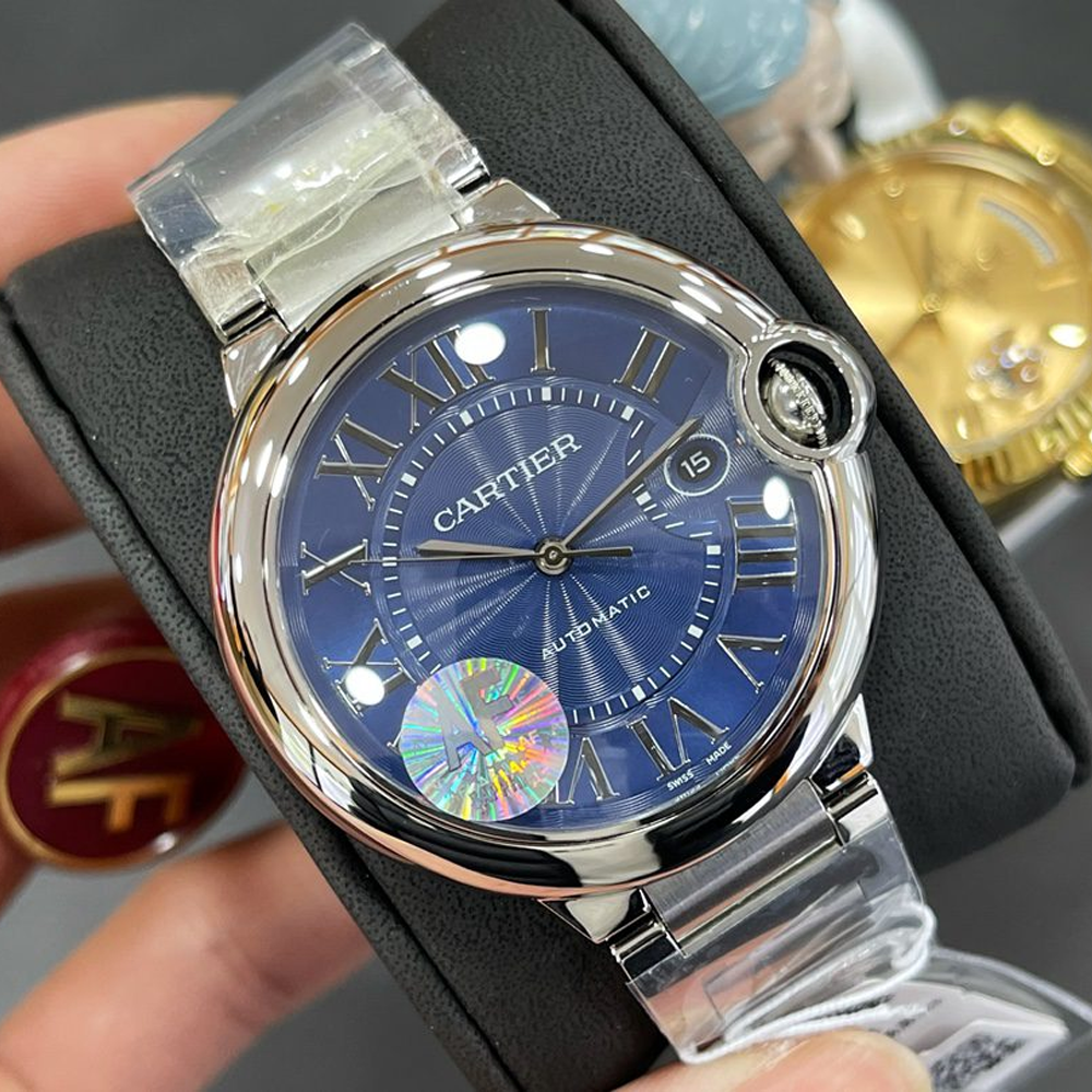발롱 블루 드 까르띠에 블루 다이얼 42mm WSBB0027