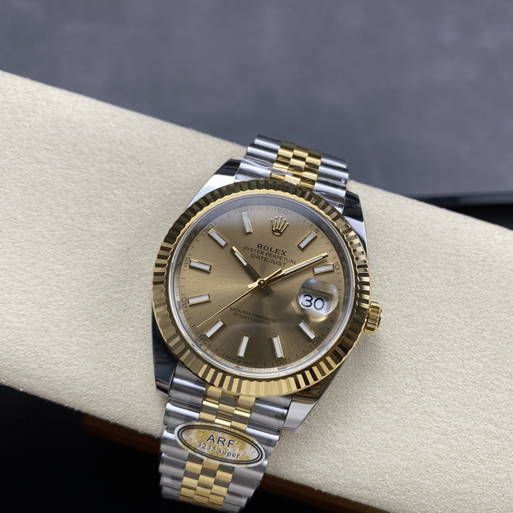 롤렉스 데이저스트 옐로우골드 다이얼 바인덱스  YG 콤비 쥬빌레 41mm 126333