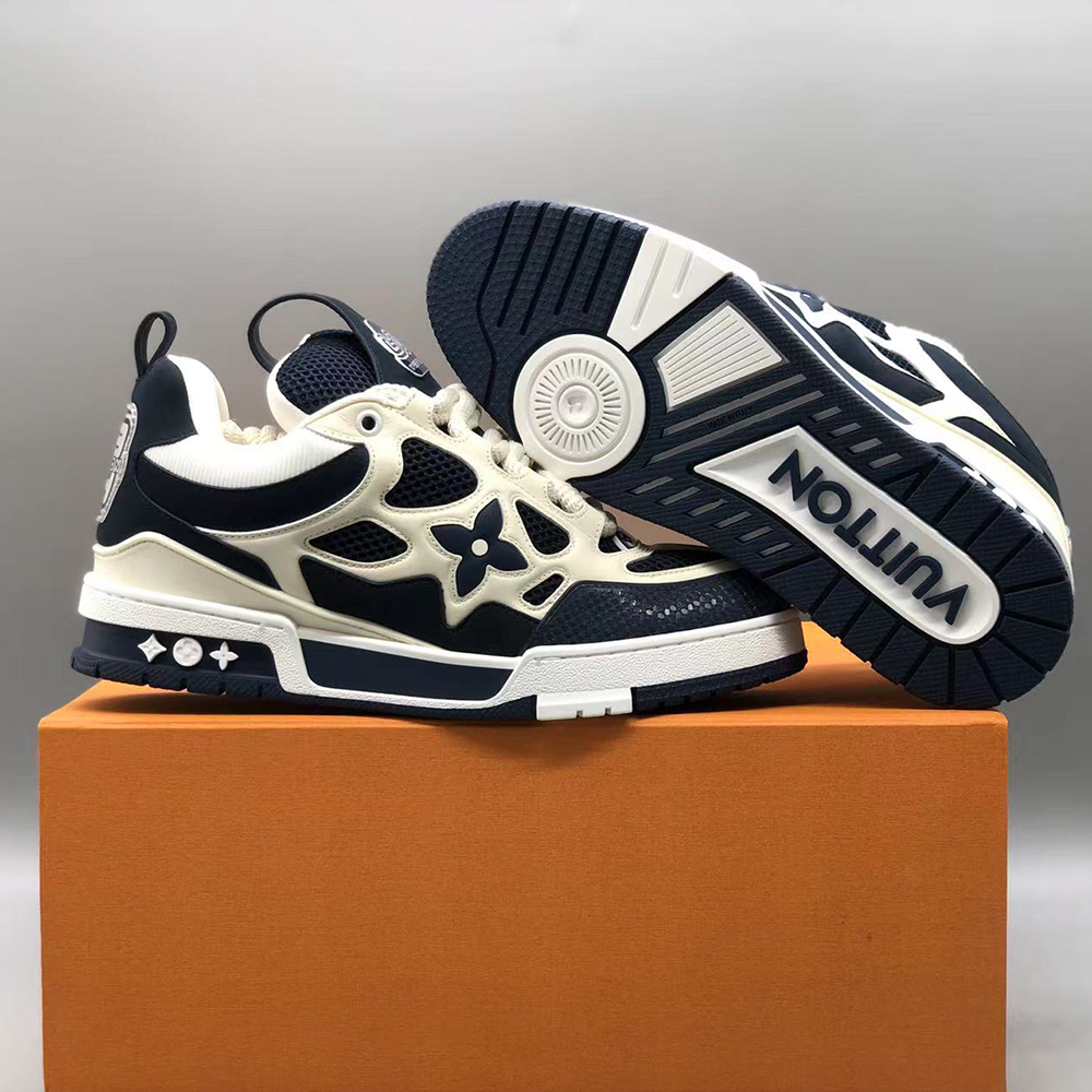 루이비통 LV 스케이트 스니커즈 네이비 화이트