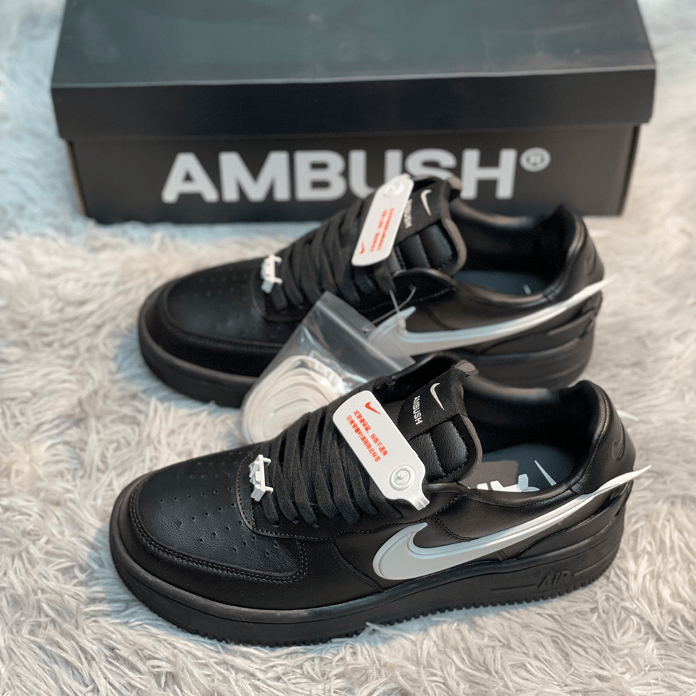 나이키 x 앰부쉬 에어포스 1 로우 SP 블랙