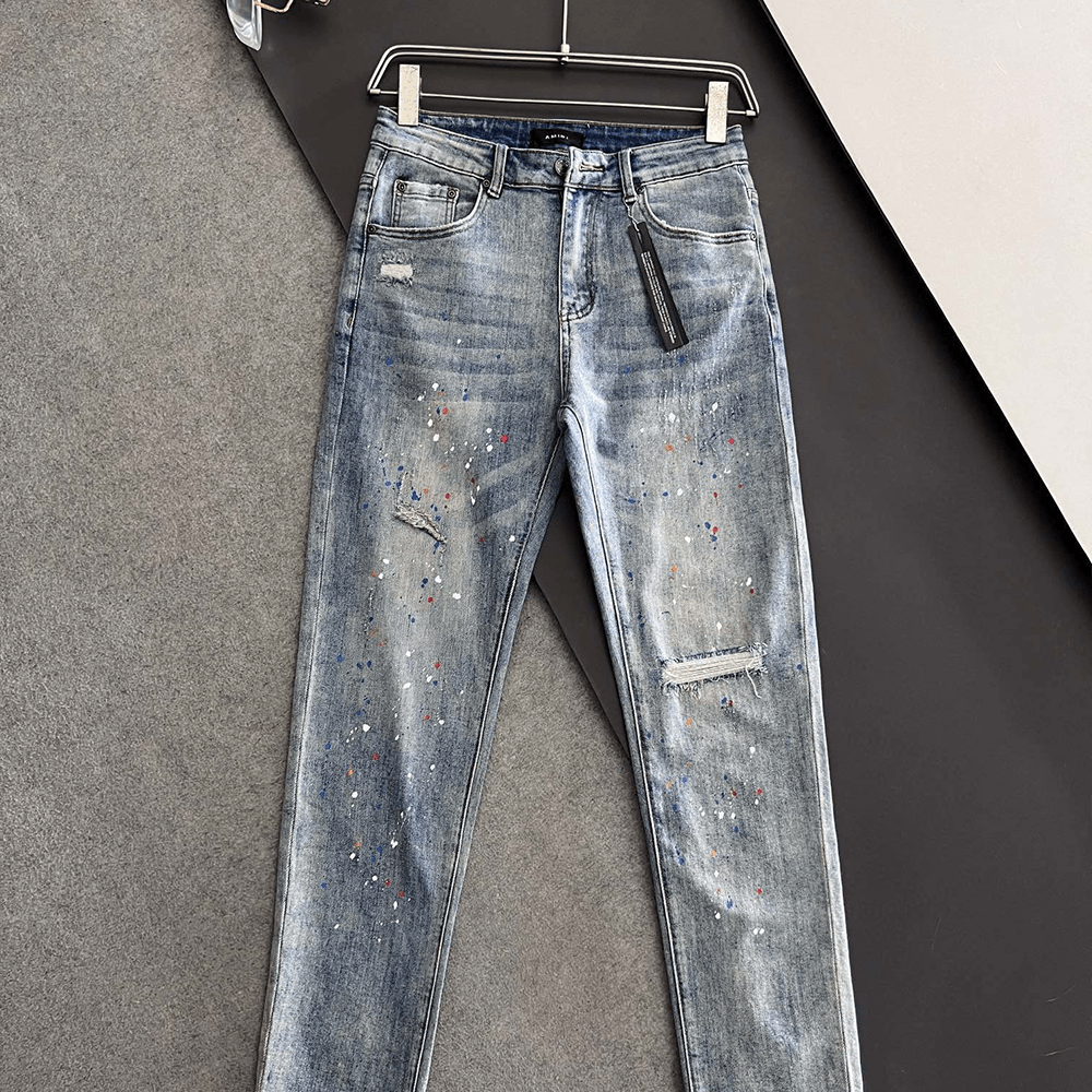 아미리 24FW 클래식 캐주얼 스트레이트 데님 팬츠