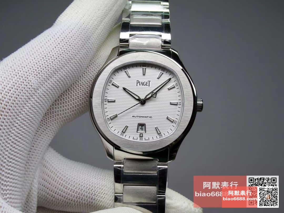 피아제 POLO 데이트 화이트 다이얼 SS 브레이슬릿 42mm G0A41001