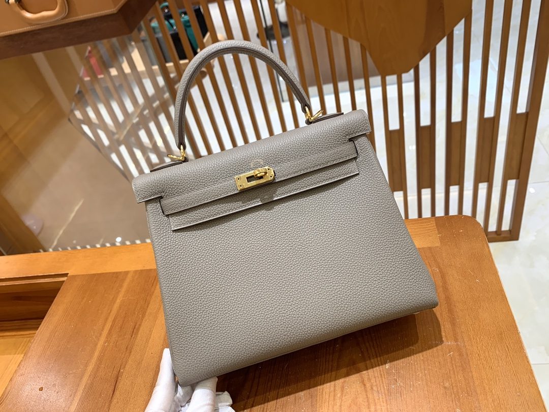 올수공 에르메스 켈리 25 토고 스카이 블루 실버 버클