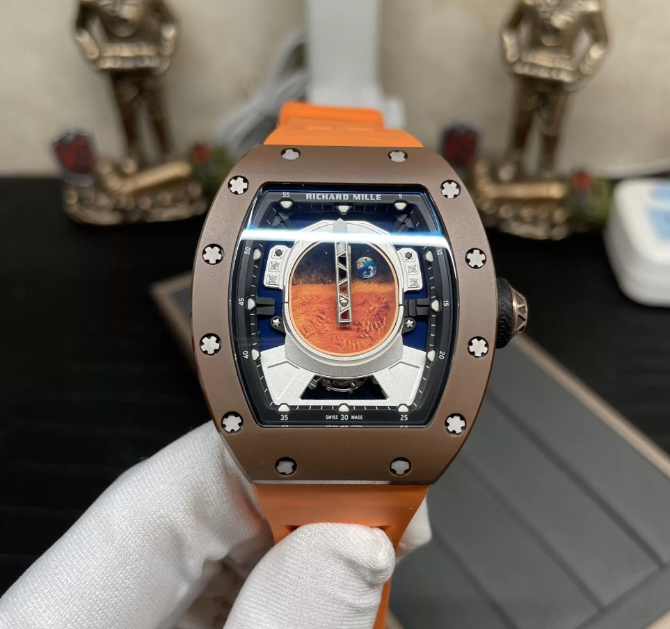 리차드밀 투르비옹 퍼렐 윌리엄스 스켈레톤 다이얼 러버 스트랩 한정판 RM52-05