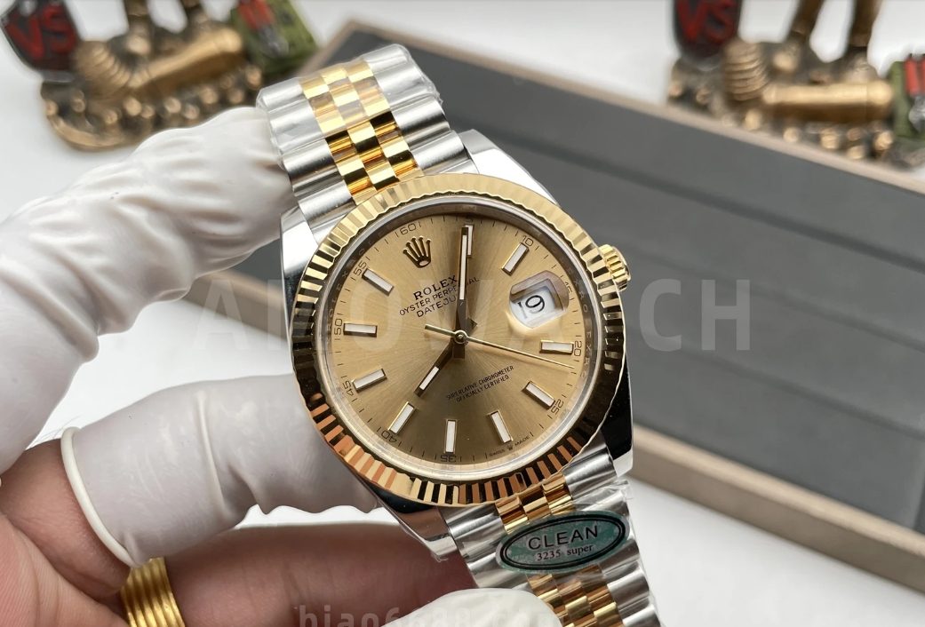 롤렉스 데이저스트 옐로우 골드 다이얼 바인덱스 YG 콤비 쥬빌레 41mm 126333