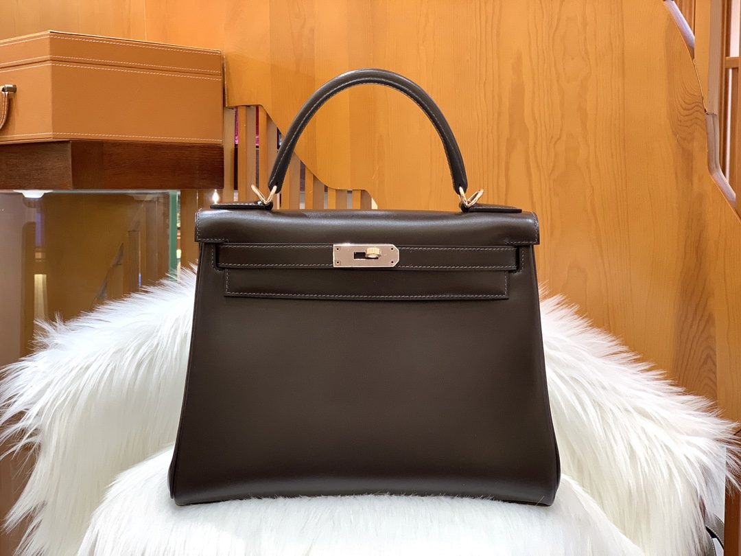 올수공 에르메스 켈리 28 토고 유광 초콜릿 골드 버클