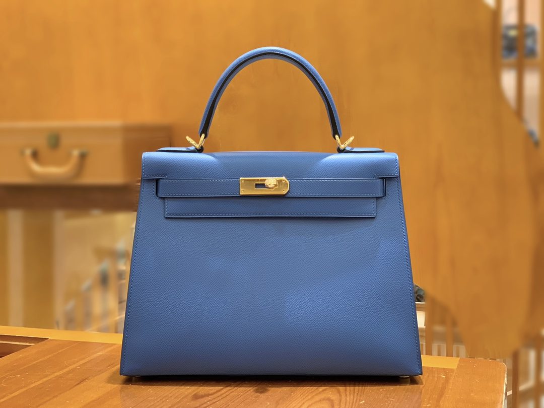 올수공 에르메스 켈리 28 엡송 에게해 블루 골드 버클