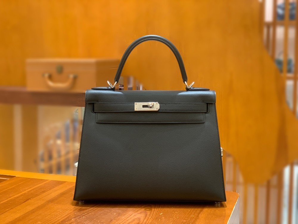 올수공 에르메스 켈리 28 엡송 블랙 실버 버클