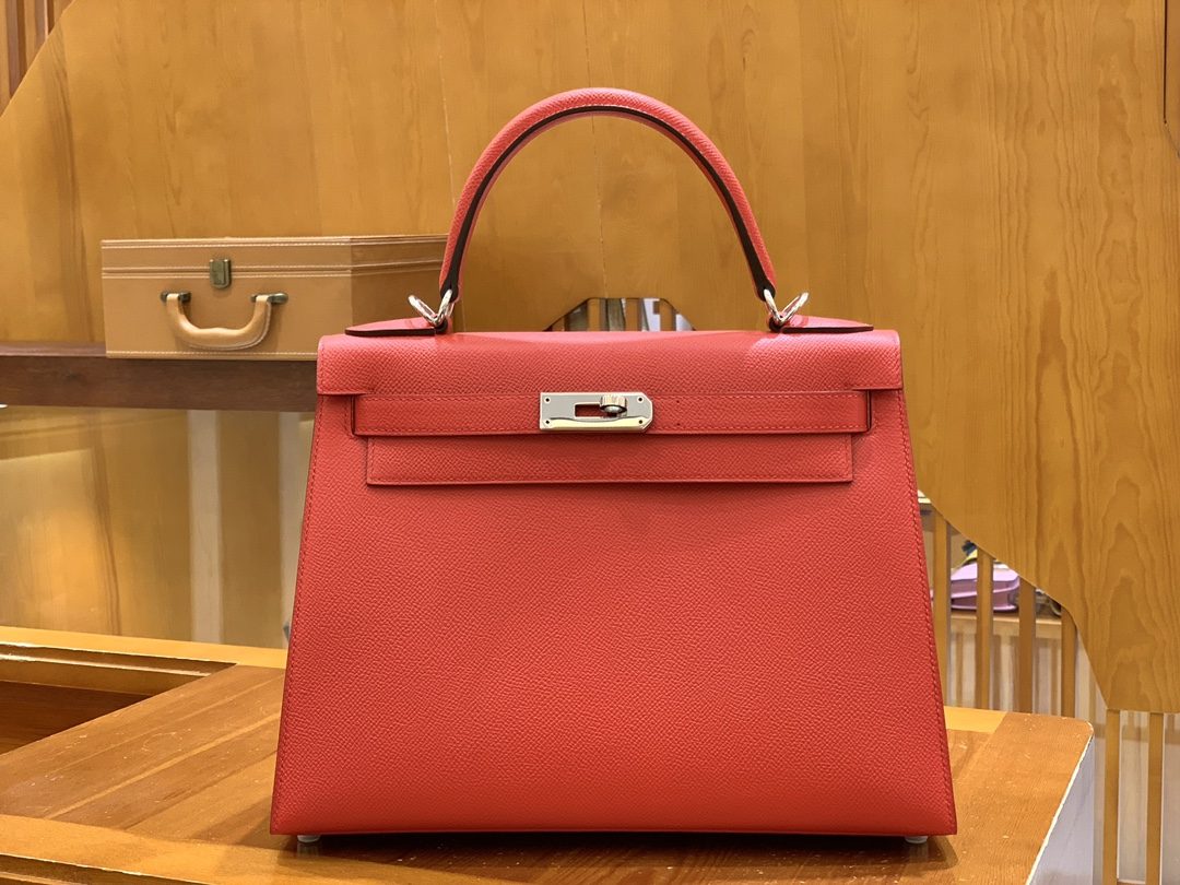 올수공 에르메스 켈리 28 엡송 하트 레드 골드 버클