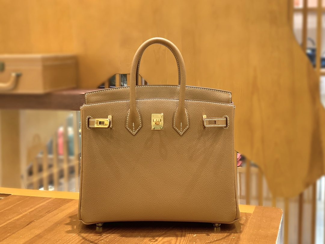 올수공 에르메스 버킨 25 엡송 골드 브라운 골드 버클