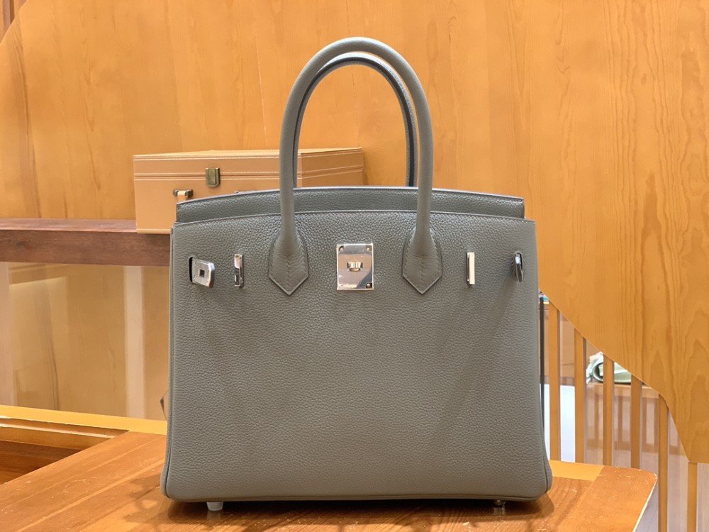 올수공 에르메스 버킨 30 토고 퓨터 그레이 실버 버클