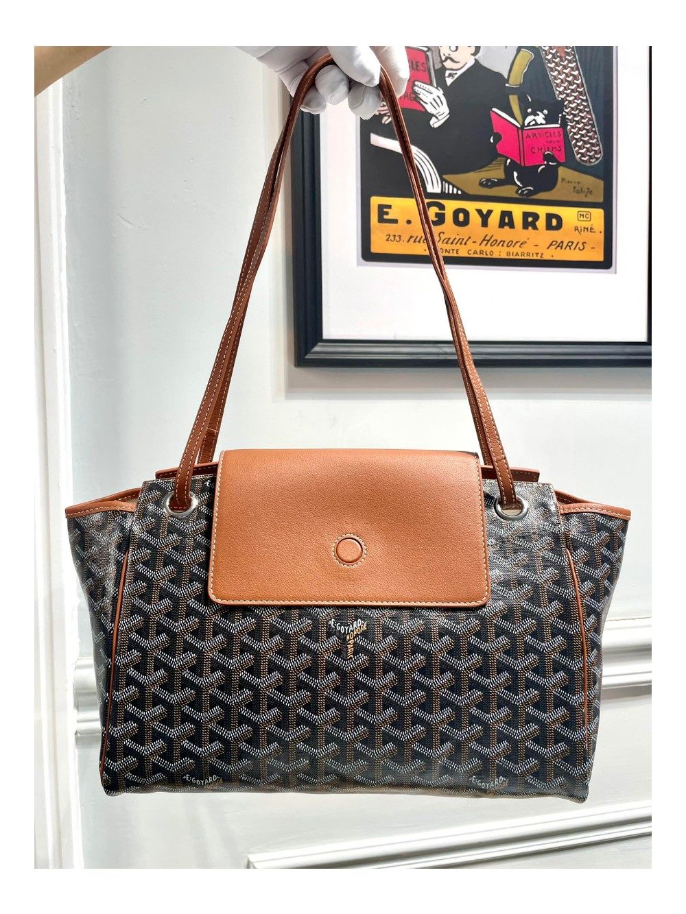 고야드 루에뜨 PM 블랙텐