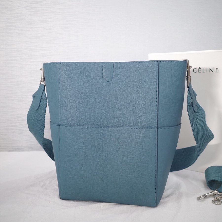 셀린느 버킷백 소프트 그레인 카프스킨 블루