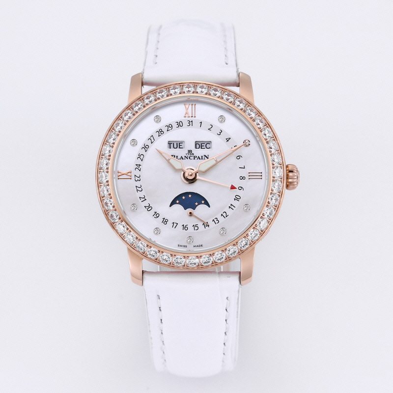 [premium] 블랑팡 레이디버드 퀀티엠 컴플릿 레더 스트랩 35mm 3663-2954-55B