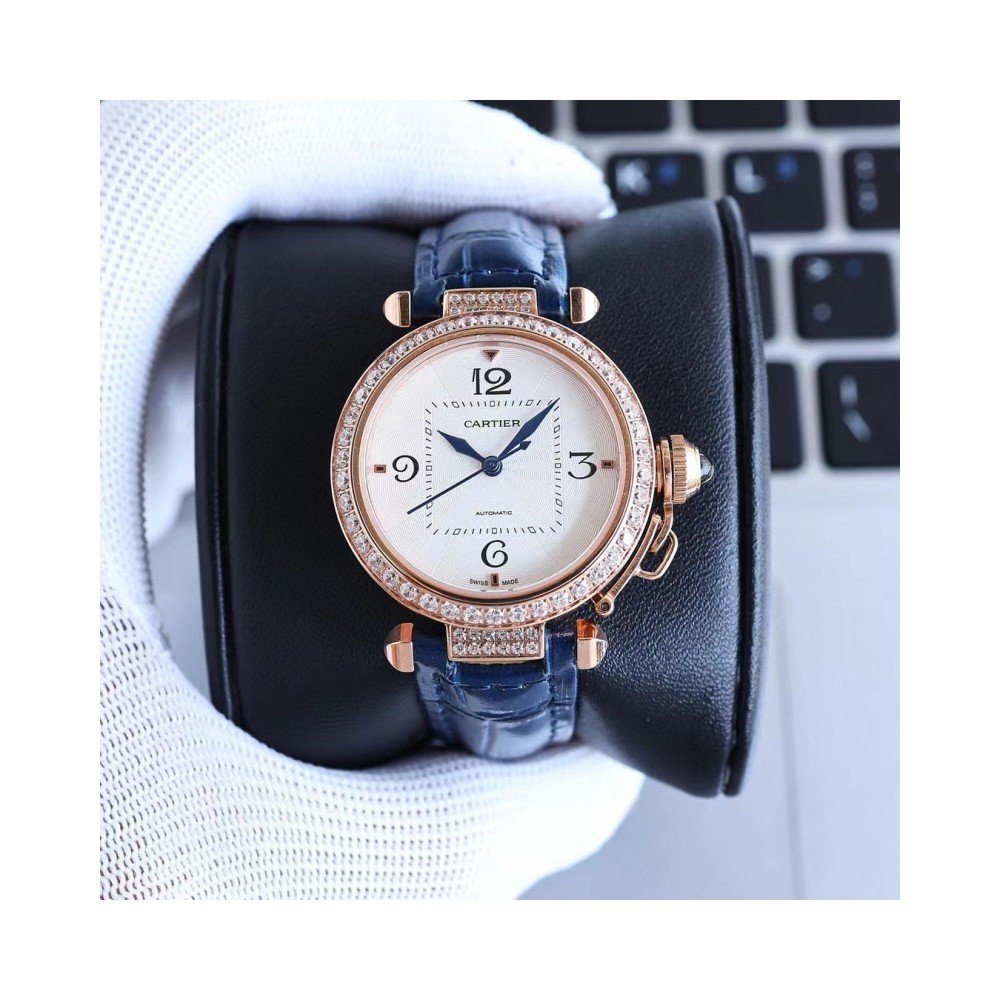 [premium] CARTIER 까르띠에 파샤 드 까르띠에 35MM 오토매틱 워치 WJPA0012 2COLOR