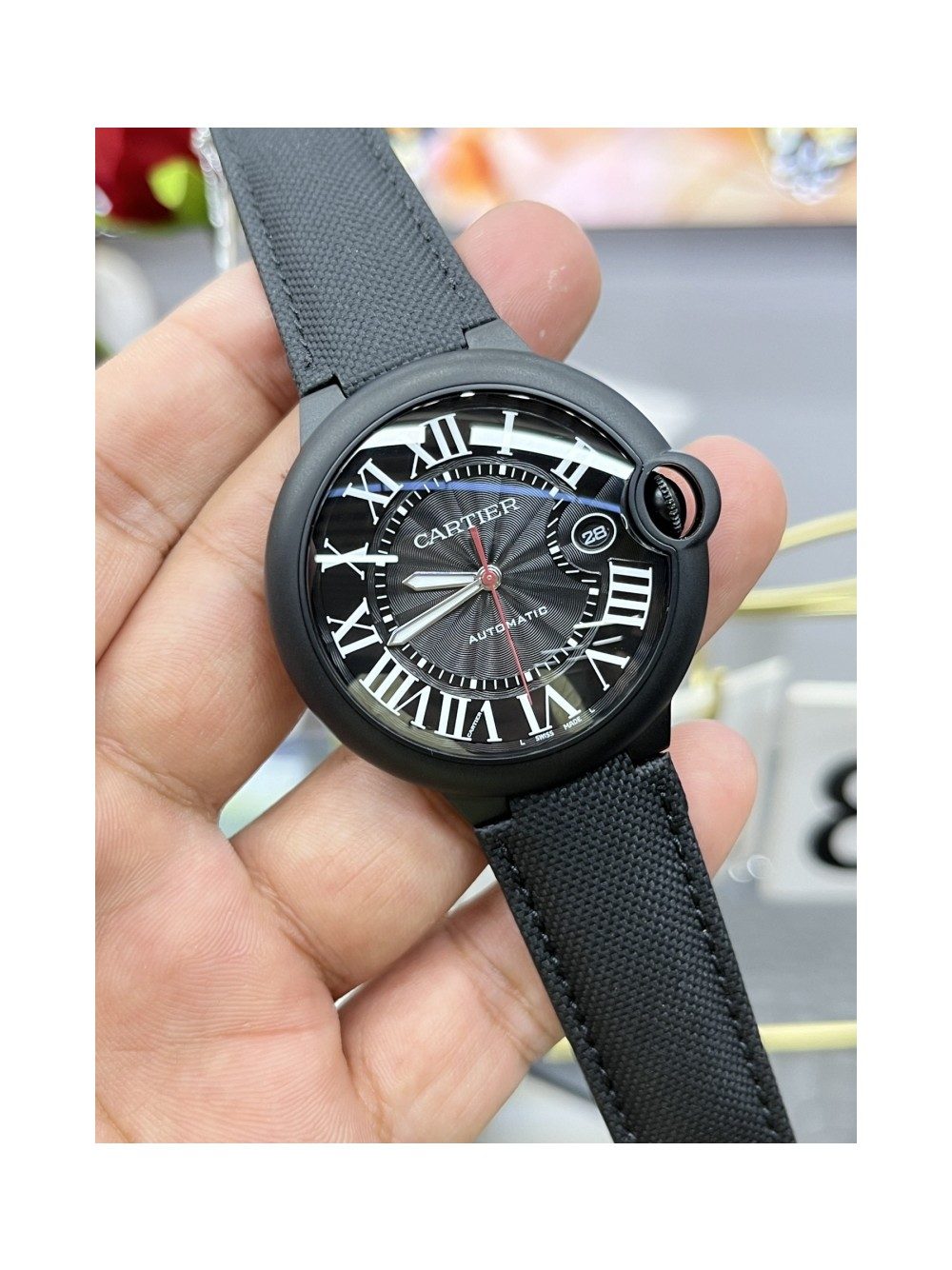 [premium] CARTIER 까르띠에 발롱 블루 오토매틱 워치 WSBB0015