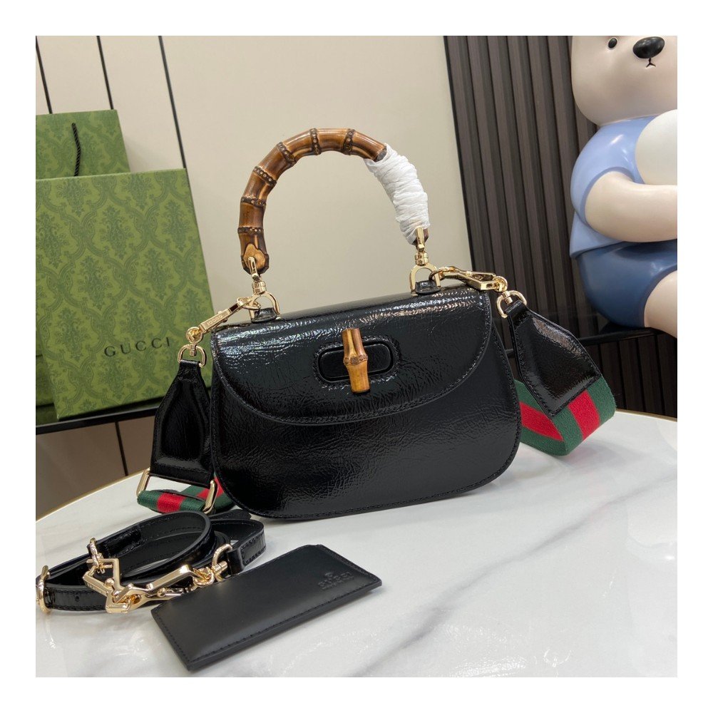 구찌 Gucci Bamboo 1947 스몰 여성용 크로스백 토트백 675797