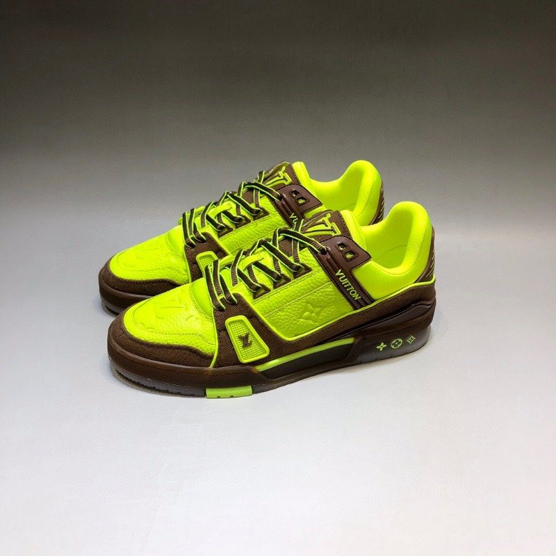 루이비통 트레이너 남녀공용 신발 운동화 스니커즈