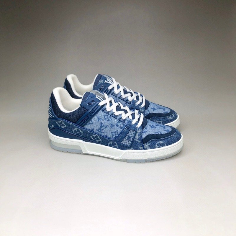 루이비통 트레이너 남녀공용 신발 운동화 스니커즈