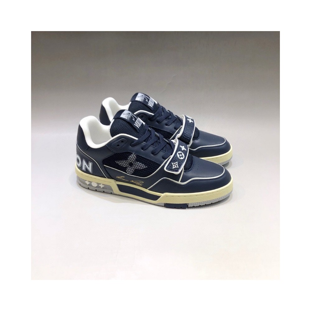 루이비통 트레이너 남녀공용 신발 운동화 스니커즈