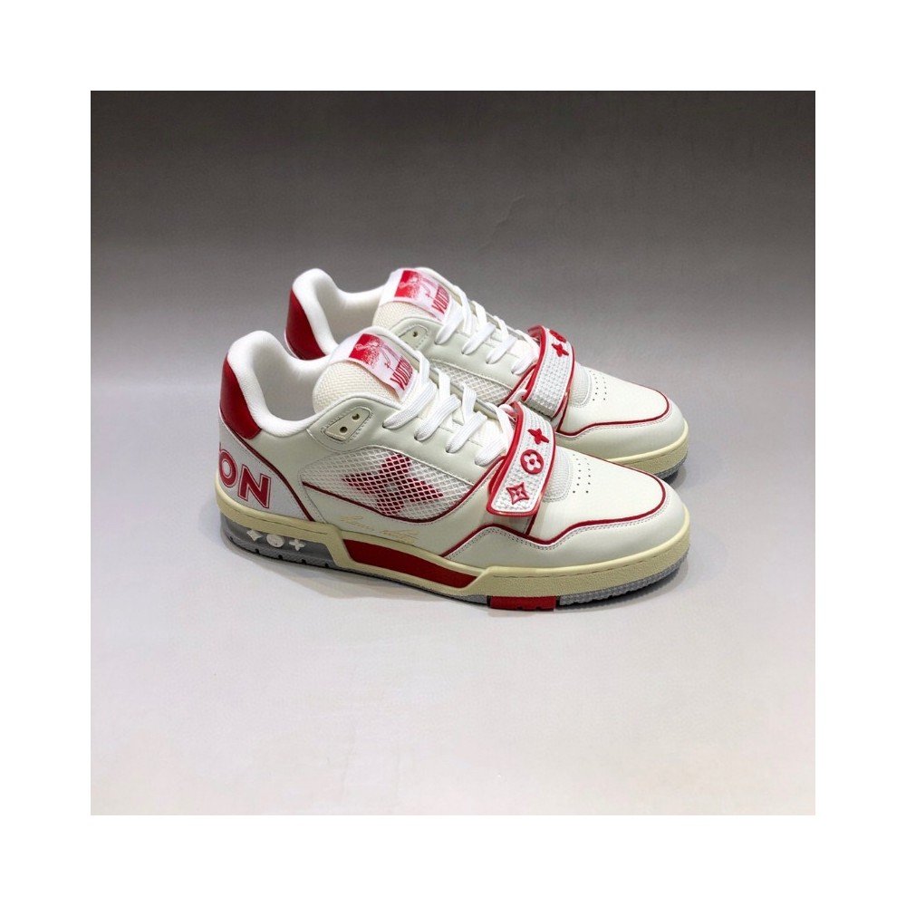 루이비통 트레이너 남녀공용 신발 운동화 스니커즈