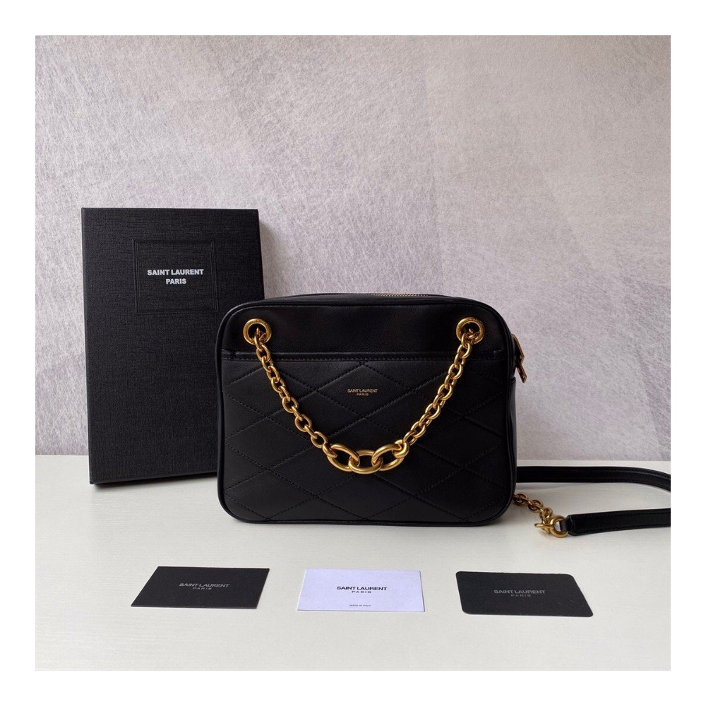 22SS 생로랑 669308 1EL07 9207 숄더백 블랙