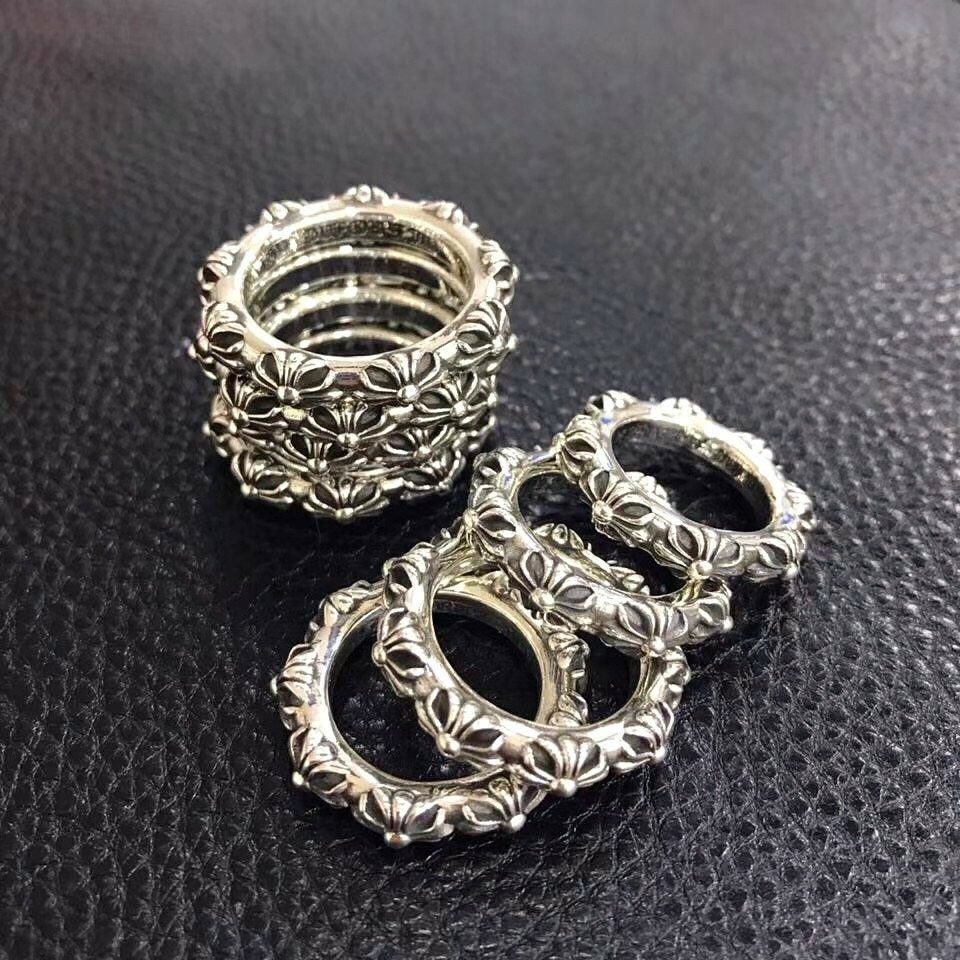 Chrome Hearts 크롬하츠 크로스 밴드링 반지