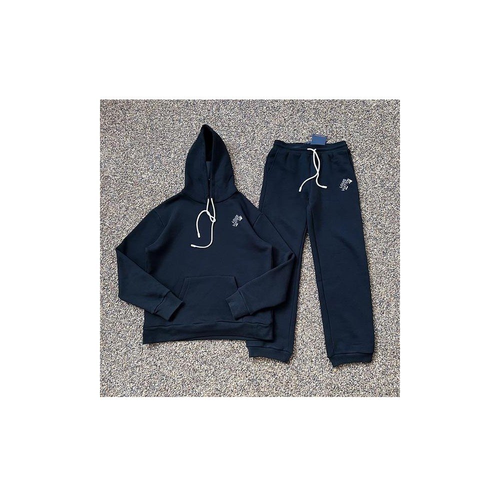 루이비통 lv 브로치 후드 트레이닝 셋업