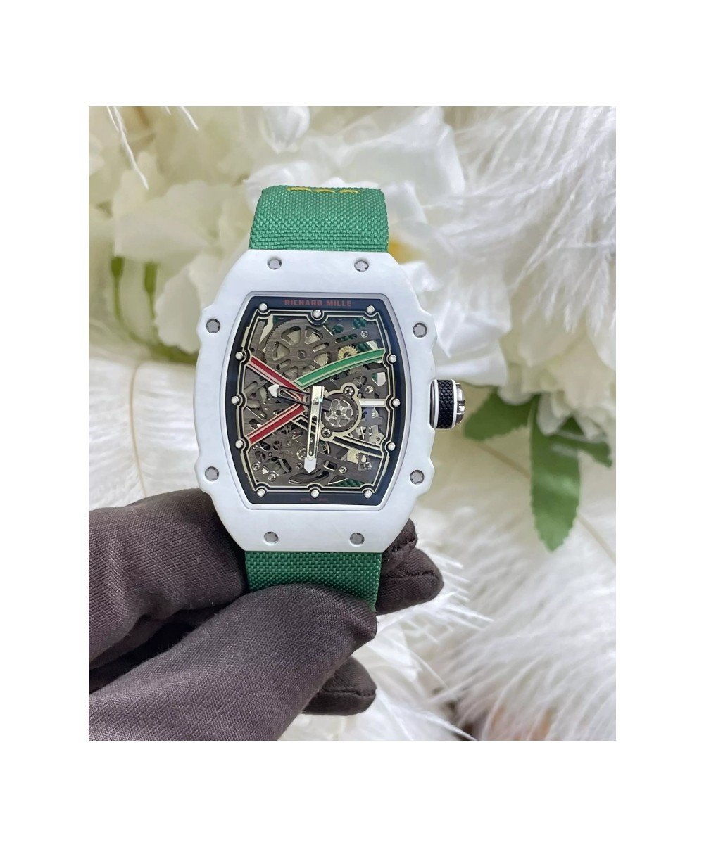 CNC커스텀 리차드밀 아랍에미리트 에디션 화이트 카본 RM67-02