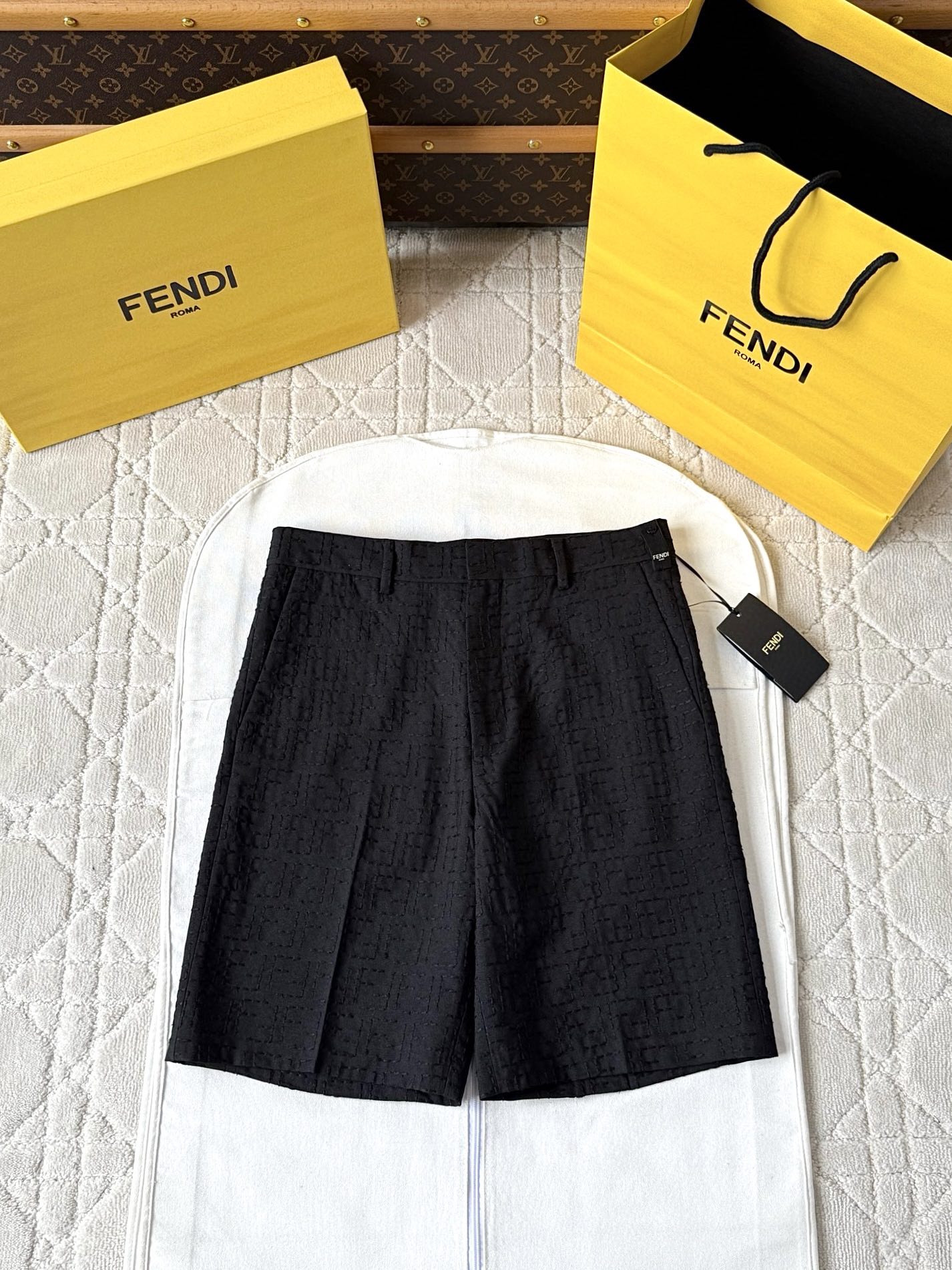 펜디 FF 자카드 팬츠