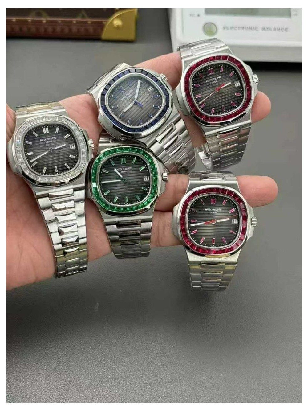 CNC 파텍필립 노틸러스 다이얼 베젤 커스텀 5711