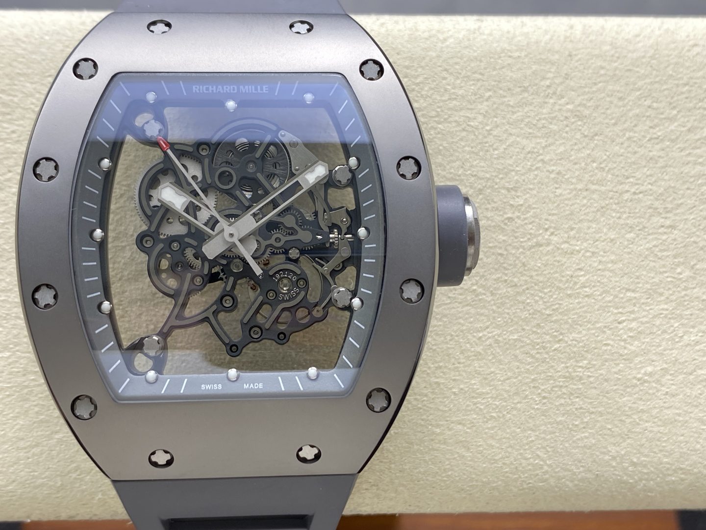 CNC 리차드밀 RM055 부바 왓슨 그레이 티타늄 케이스